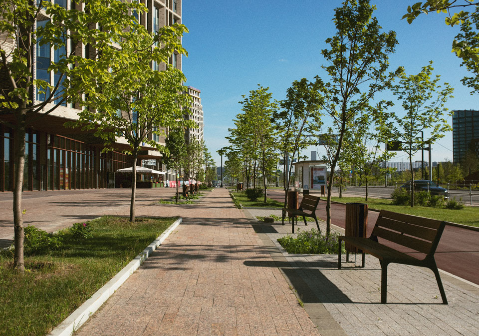Sistema di irrigazione urbana intelligente per il verde pubblico con sensori e centraline smart